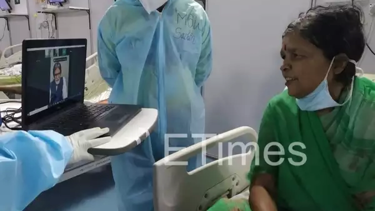 Amitabh Bachchan’s lookalike is spreading joy to Covid-19 patients- ETimes